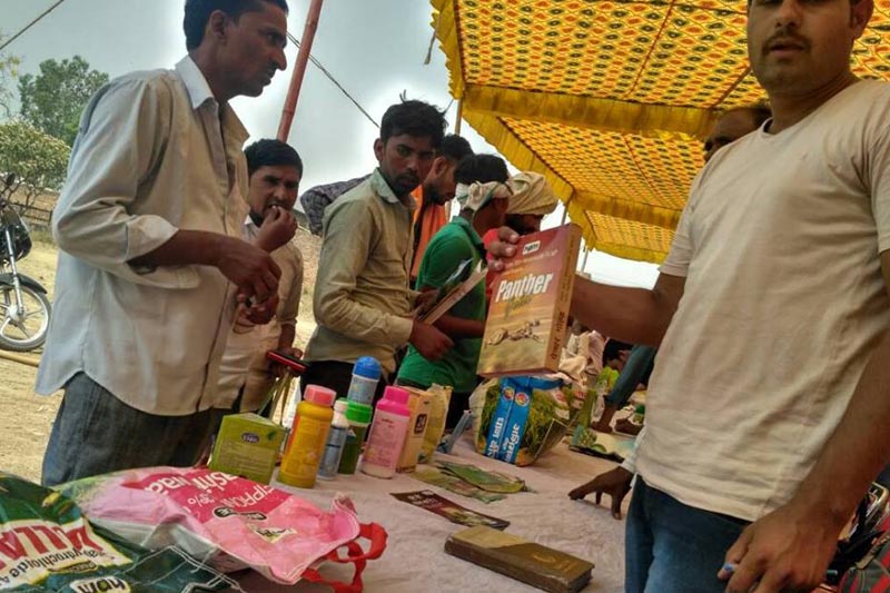 Kisan mela at Thana bhawan